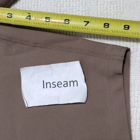 NWT Mpg Sport Avail Deep Taupe High Waisted Bike Short Women Size Small - Picture 7 of 10